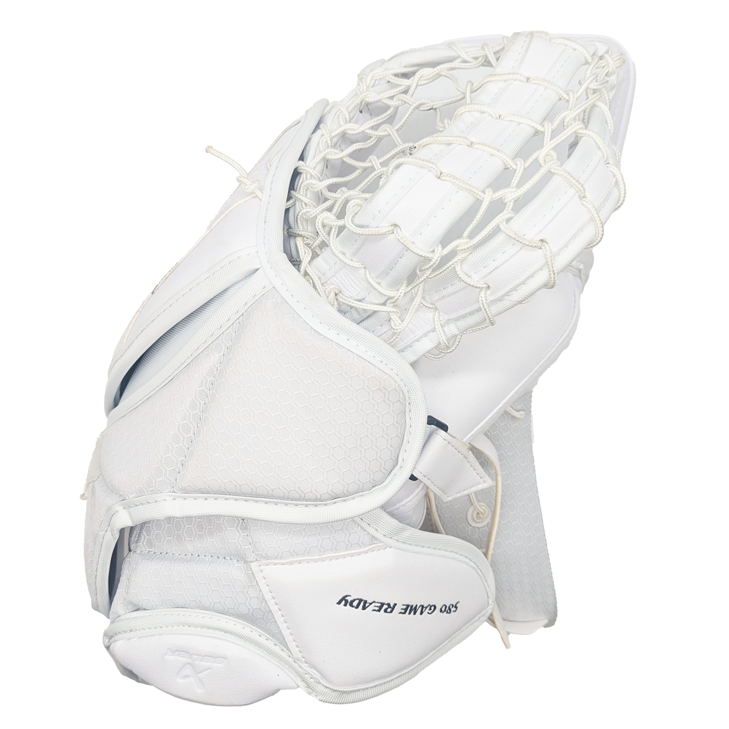 Bauer Vapor Hyperlite 2 – Gant de gardien de but d'occasion AHL Pro Stock (blanc)